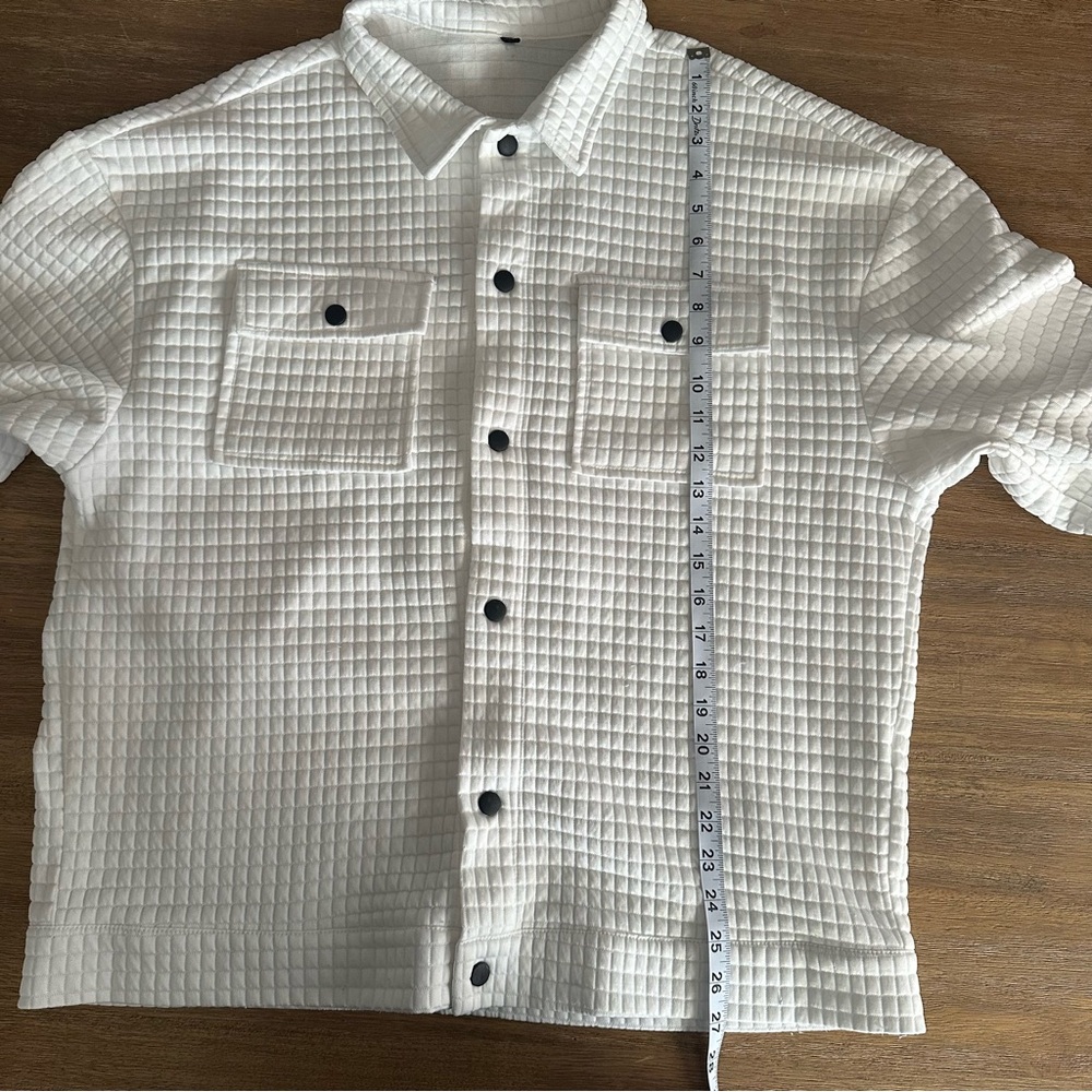 White Quilted Women’s shirt - Picture 7 of 9